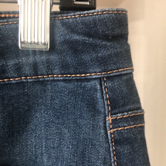 Altar’d State Denim Buttonfly mini skirt M NWT Raw Hem Stretch summer - Picture 7 of 11